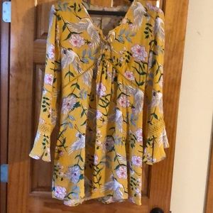 Floral patterned Boho dress